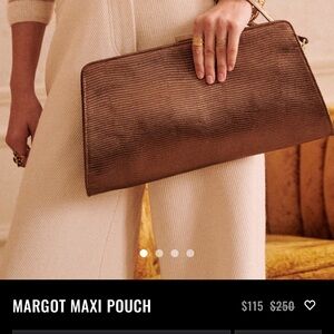 Sezane Brown Margot Maxi Pouch